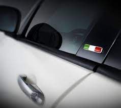 Alfa Romeo Fiat Αυτοκόλλητα ΣΕΤ Ιταλικής Σημαίας Καινούργια Γνήσια- 50926893