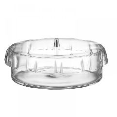 Γυάλα Φ20x10Υ κύλινδρος με Plexiglass Gofre καπάκι διάφανο