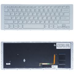 Πληκτρολόγιο Laptop Keyboard για Sony VAIO SVF15N13CGS SVF15N14CXS SVF15N17CBS SVF15N17CG SVF15N17CLS SVF15N17CXS SVF15N17SG SVF15N17SN SVF15N18PG  (Κωδ.40352GRSILVERBL)