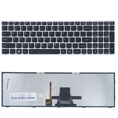 Πληκτρολόγιο - Laptop Keyboard για Lenovo Ideapad 500-15ISK B50 B50-30 B50-45 B50-70 G50 G50-30 G50-45 G50-70 G50-80 G70-35 G70-70 G70-80 M50-70 M50-80 Z50 Z50-70 Z50-75 (Κωδ.40056USBACKLITSILVER)