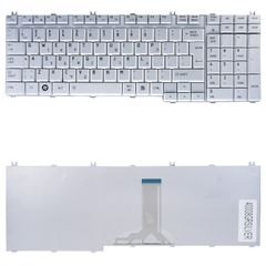 Πληκτρολόγιο Ελληνικό - Greek Laptop Keyboard για Toshiba Satellite A500-1C0 X200 X205 L500 L505D A500-1HK mp-08h76gr6698 pk130741a17 GR Silver (Κωδ.40008GRSILVER)