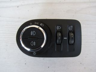 Opel Corsa D '06 - '15 Διακόπτης Φωτών Με Προβολείς Ομίχλης (9 Pin)