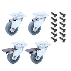 Palmer Cab Castor Set with 4 Castors incl. Screws for Bass or Guitar Cabinets - Adam Hall