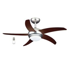 Primo PRCF-80424 Ανεμιστήρας Οροφής 44'' 110εκ. Με Τηλεχειριστήριο 1Φως 5Φτερά Wenge