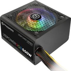 Thermaltake τροφοδοτικό Pc Litepower RGB, 550W, Non Modular, Active Pfc - (PS-LTP-0550NHSANE-1)