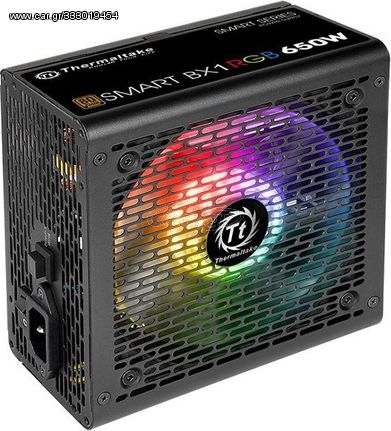 Thermaltake τροφοδοτικό Pc Smart BX1 Rgb 650W, 80 Plus Bronze Active Pfc - (PS-SPR-0650NHSABE-1)