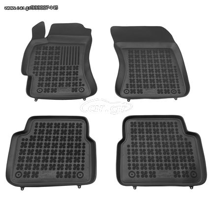 Subaru Forester (2008-2013) λαστιχένια μαύρα πατάκια σκαφάκια Rezaw Plast - 4τμχ