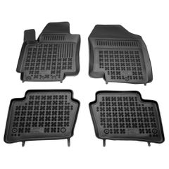 Hyundai i20 (2008-2014) λαστιχένια μαύρα πατάκια σκαφάκια Rezaw Plast - 4τμχ