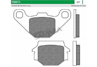 Τακάκια φρένων NEWFREN FD0073BT