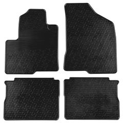 Hyundai Santa Fe 2005-2012 λαστιχένια μαύρα πατάκια Gledring 0194 - 4τμχ