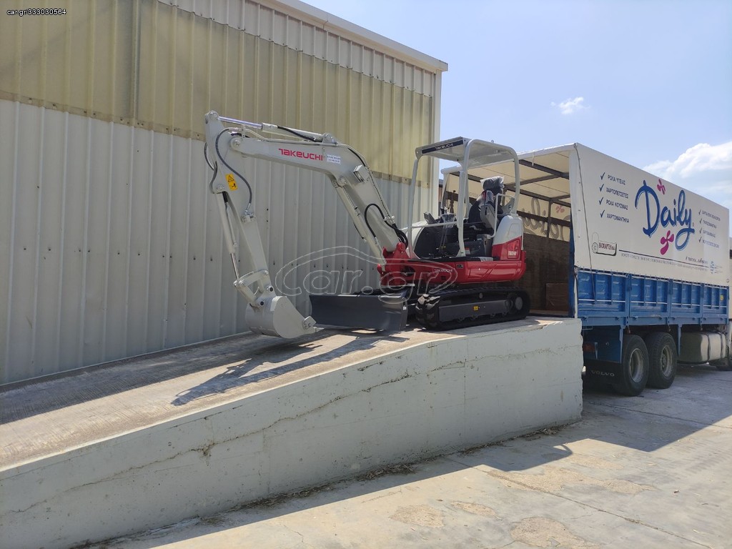 Εκσκαφέας Με Ερπύστριες Takeuchi 2025 TB240 Canopy