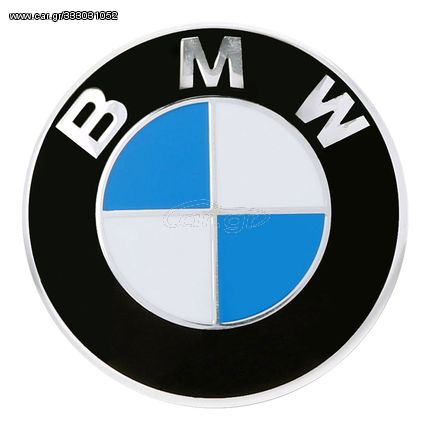 Σήμα καπό BMW 74mm μπλε 1τμχ