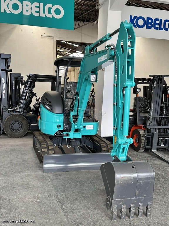 Εκσκαφέας Με Ερπύστριες Kobelco 2024 SK35SR-6E Σκέπαστρο (Canopy)