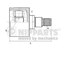 Σετ Μπιλιοφόρου NIPPARTS J2831136