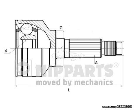 Σετ Μπιλιοφόρου NIPPARTS J2827026