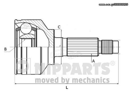 Σετ Μπιλιοφόρου NIPPARTS J2823026