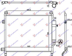 Ψυγειο A/C 1.2 Benzinh (490x385x12) Nissan Note 13- - 582006400