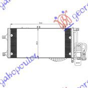 Ψυγειο A/C 1.7 Cdti (54x26) -03 Opel Combo 00-12 - 028606425