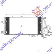 Ψυγειο A/C 1.3-1.7 Cdti (54x26) 03- Opel Combo 00-12 - 028606430