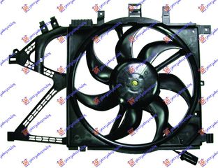 ΒΕΝΤΙΛ. Ψυγειου Κομπλε (390MM) 4PIN Opel Combo 00-12 - 028606450