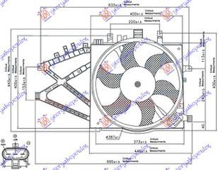 ΒΕΝΤΙΛ.ΨΥΓ.ΚΟΜΠΛΕ 1,7D-TD (+/-A/C) Opel Combo 00-12 - 028606470