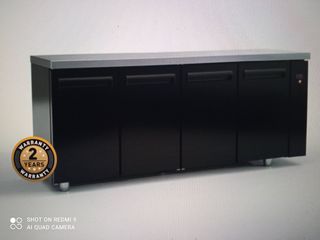 ΠΡΟΣΦΟΡΑ!!! PS19560BLC Ψυγείο Πάγκος Συντήρηση μαύρο, 4 Πόρτες, Χωρίς Μηχάνημα 195x60x87cm