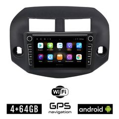 TOYOTA RAV4 (2006-2012) Android οθόνη αυτοκίνητου 4GB με GPS WI-FI (ηχοσύστημα αφής 8" ιντσών OEM RAV 4 Youtube Playstore MP3 USB Radio Bluetooth Mirrorlink εργοστασιακή, 4 x 60W)