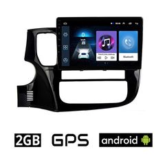 MITSUBISHI OUTLANDER (μετά το 2013) Android οθόνη αυτοκίνητου 2GB με GPS WI-FI (ηχοσύστημα αφής 10" ιντσών OEM Youtube Playstore MP3 USB Radio Bluetooth Mirrorlink εργοστασιακή, 4x60W, AUX, μαύρο