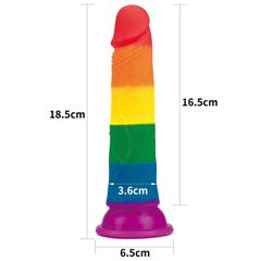 7'' Prider Silicone Dildo-thumb-5