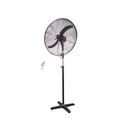 Primo PRSF-80522 Ανεμιστήρας Ορθοστάτης 26'' 65εκ. Βιομηχανικός Με Τηλεχειριστήριο 200W Μαύρος