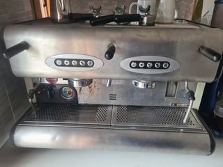 Espresso automatic μηχανή με μύλο San marco 85E αυτοματη 2group