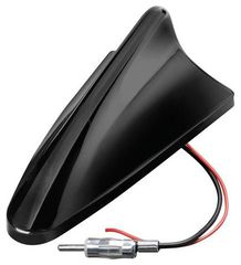 ΚΕΡΑΙΑ ΚΑΡΧΑΡΙΑΣ AERO-FIN 6 12V ΜΑΥΡΗ AM/FM ΜΕ ΕΝΙΣΧΥΤΗ ΣΗΜΑΤΟΣ 78x148x59mm
