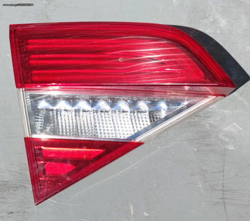 SKODA SUPERB 2013-2015 ΦΑΝΑΡΙ ΠΙΣΩ (ΕΣΩΤΕΡΙΚΟ) ΑΡΙΣΤΕΡΟ LED ΓΝΗΣΙΟ ΜΕΤΑΧΕΙΡΙΣΜΕΝΟ(1)