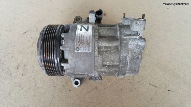 Compressor κλιματισμου BMW 316 / 318 E46 Valvetronic κωδικος κινητηρα N42B18A κωδικος Calsonic 64.52-6908660 2001-2005 SUPER PARTS