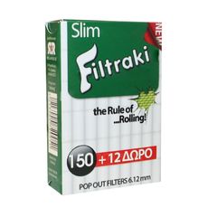 ΦΙΛΤΡΑ FILTRAKI SLIM 6,1mm 150+12 TEM