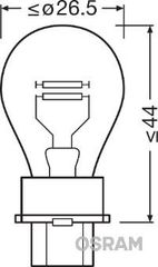 ΛΑΜΠΑ ORIGINAL LINE 12V P27 7W OSRAM  3157