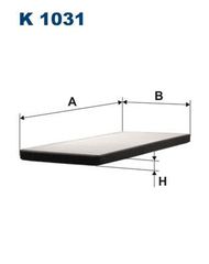 ΦΙΛΤΡΟ ΚΑΜΠΙΝΑΣ FILTRON CF-80  K1031 64311390836