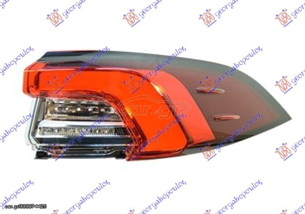 ΦΑΝΟΣ ΠΙΣΩ ΕΞΩ ΟΛΟ LED (ULO) για TOYOTA COROLLA (E21) SDN 19-