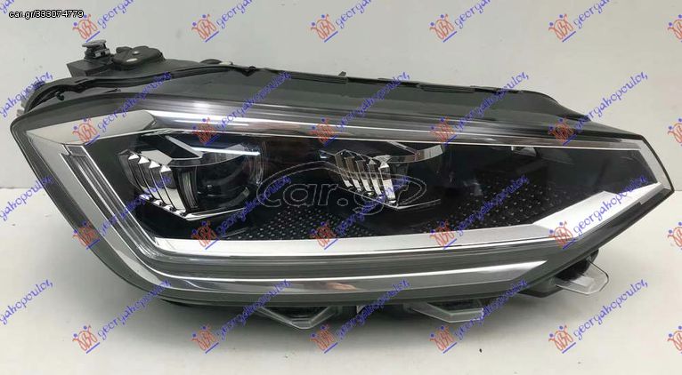 ΦΑΝΟΣ ΕΜΠΡΟΣ FULL LED (ΕΞΥΠΝΟ ΜΕ DLA) (VALEO) για VW GOLF SPORTSVAN 18-