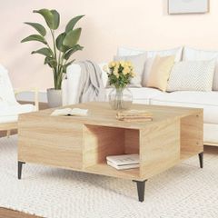 Τραπεζάκι Σαλονιού Sonoma Δρυς 80x80x36,5 εκ. Επεξεργασμ. Ξύλο 821103