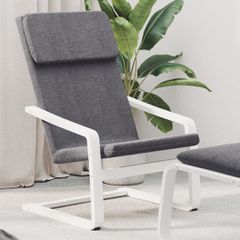 Πολυθρόνα Relax Σκούρο Γκρι Υφασμάτινη 351053