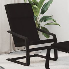Πολυθρόνα Relax Μαύρη Υφασμάτινη 351058