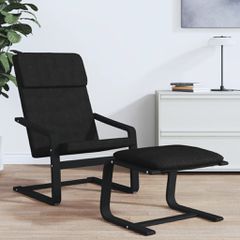 Πολυθρόνα Relax Μαύρη Υφασμάτινη 351058-thumb-2