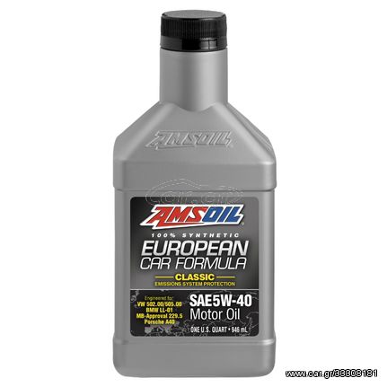 AMS EUROPEAN CAR FORMULA 5W40 SYNTHETIC MOTOR OIL FS eautoshop gr