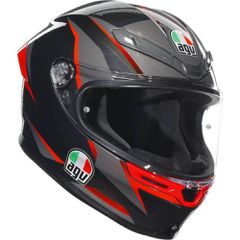 Κράνος AGV K6 S ECE 22.06 Slashcut Black/Grey/Red