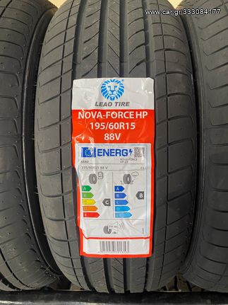 195/60/15 LEAO TIRE Καινούργια με τοποθέτηση