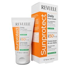 Revuele Sunprotect Daily Face Cream Oil Control SPF 50 - Αντηλιακή Κρέμα Προσώπου Κατά της Λιπαρότητας 50ml