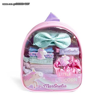 Martinelia Little Unicorn Hair Beauty Backpack Set - Σετ Μαλλιών Για Κορίτσια 16 x 17 x 4 cm