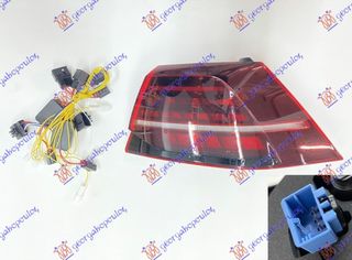 ΦΑΝΟΣ ΠΙΣΩ ΕΞΩ LED ΔΥΝΑΜΙΚΟ για VW GOLF VII 16-19