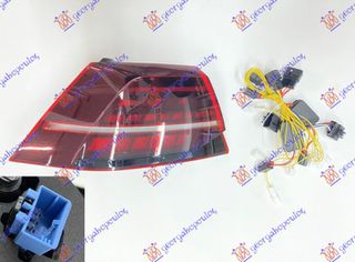 ΦΑΝΟΣ ΠΙΣΩ ΕΞΩ LED DYNAMIC ΑΡΙΣΤΕΡΑ για VW GOLF VII 2016-2019 (BQ)
